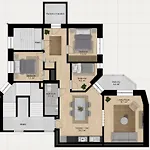 Apartment Shield 3 - 3 Bedroom With Balcony In
